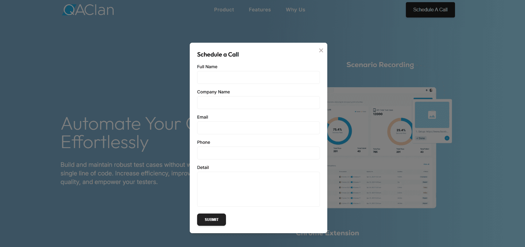 Schedule a Call Form